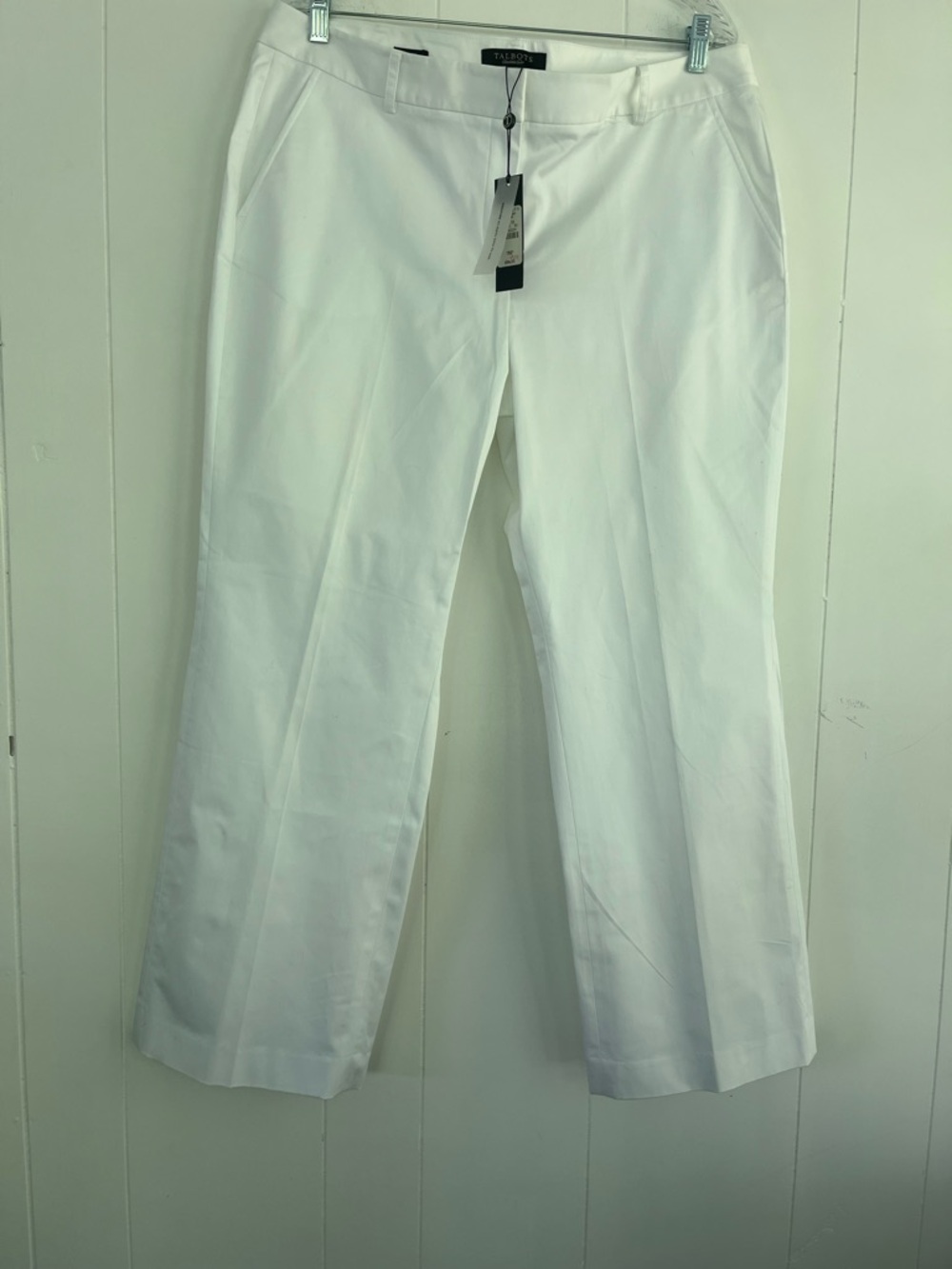 NWT Talbots Petites  SIGNATURE White Women's Pants Trousers Size 16 P - Picture 2 of 15